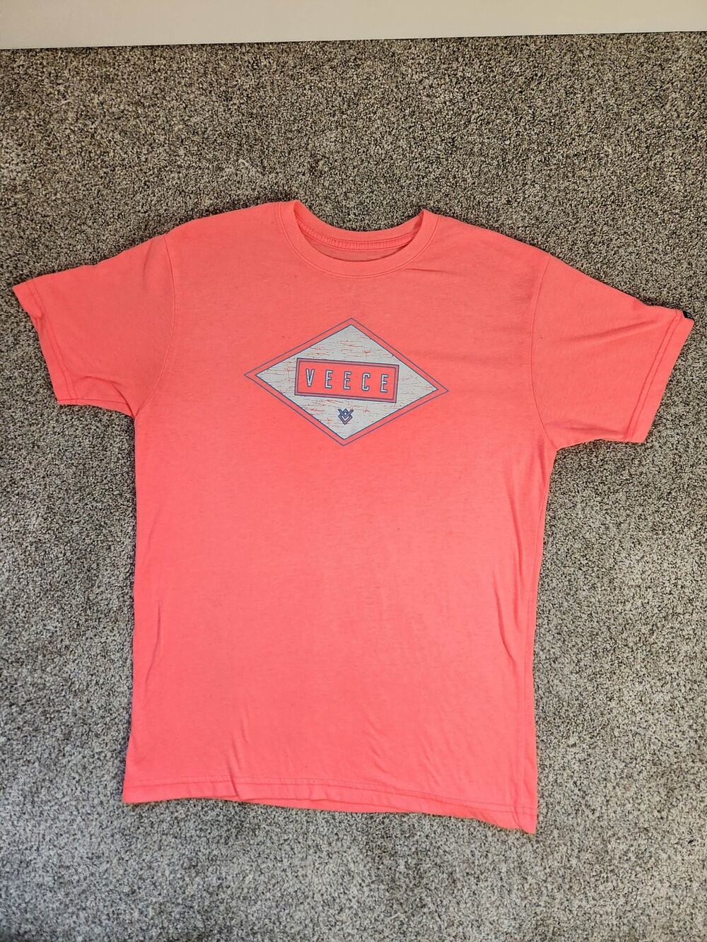Veece Men’s T-shirt Coral XL